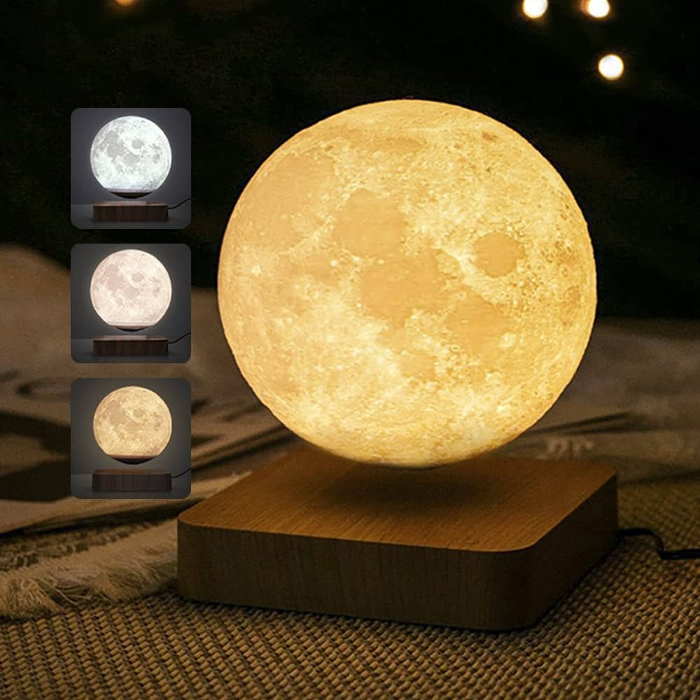 3D Levitating Moon Lamp & Wireless Charger